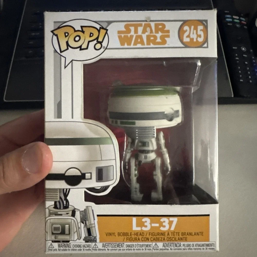 Star Wars Funko POP Solo A Star Wars Story 245 L3-37 Vinyl Bobble Head Vaulted